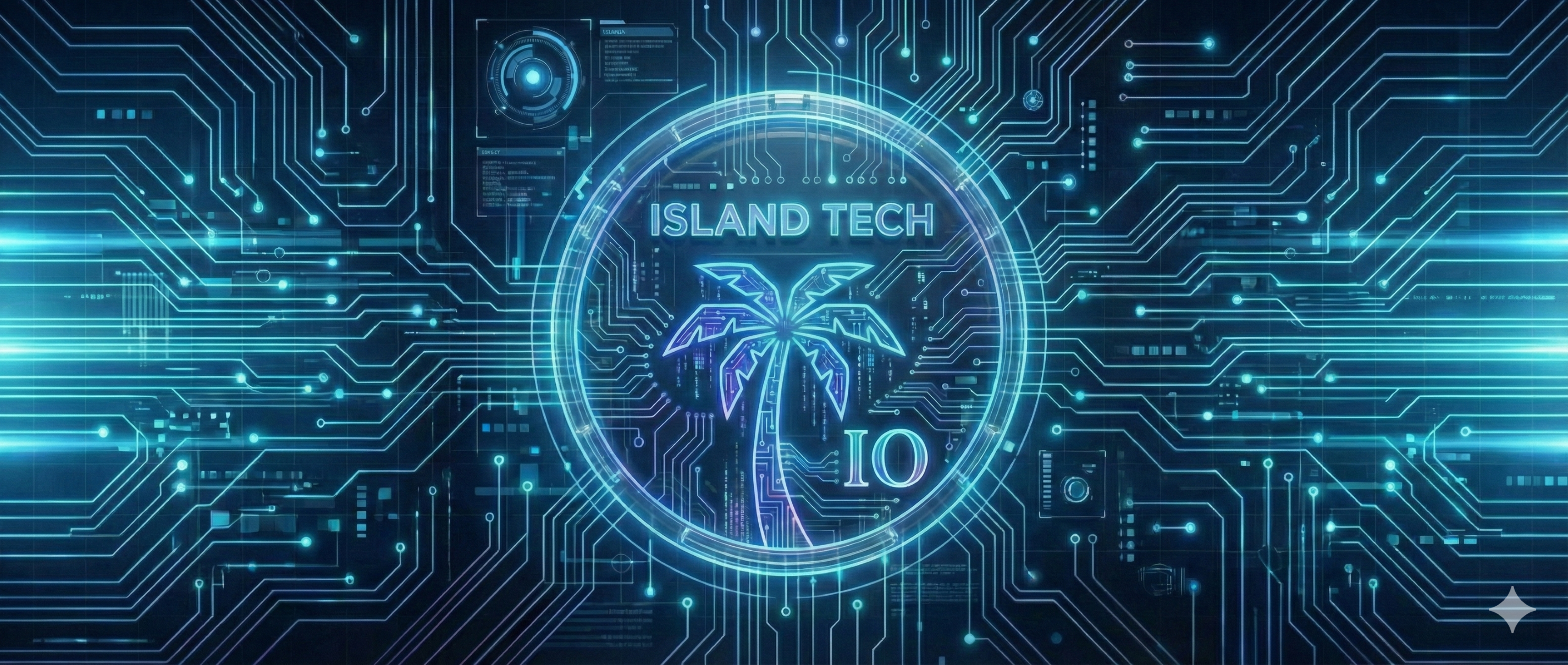Island Tech IO banner artwork
